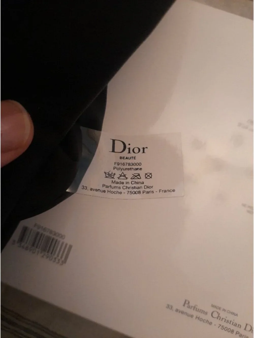 Dior BLUE GLITTER LOGO COSMETIC Makeup Evening BAG Trousse pouch